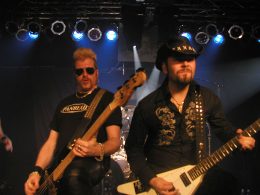 Johan and Roger on stage at the Ekebo gig